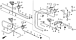 Diagram for 1988 Honda CRX Canister Purge Valve - 36166-PM6-A01