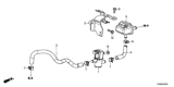 Diagram for Honda Insight Canister Purge Valve - 36166-6L2-A01