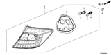 Diagram for 2012 Honda Civic Back Up Light - 33500-TR2-A01