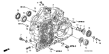 Diagram for Honda Element Bellhousing - 21111-RZJ-305