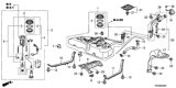 Diagram for Honda Accord Fuel Pump Tank Seal - 17046-TA0-L00
