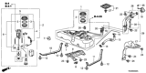 Diagram for 2011 Honda Accord Fuel Tank Strap - 17522-TA0-A00