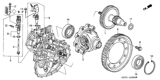 Diagram for 2003 Honda Insight Differential - 41100-PHT-000