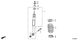 Diagram for 2014 Honda Civic Coil Springs - 52441-TR2-A11