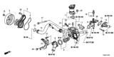 Diagram for 2015 Honda Accord EGR Valve - 18011-R1A-A00