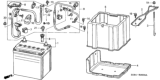 Diagram for 2004 Honda Civic Battery Cable - 32410-S5B-A01