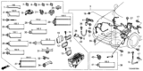 Diagram for 2017 Honda Civic Battery Cable - 32601-TGH-A00