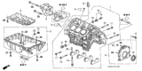 Diagram for 2006 Honda Accord Engine Block - 11000-RCA-810