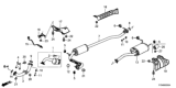 Diagram for 2016 Honda HR-V Muffler - 18307-T7W-305