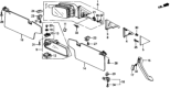 Diagram for 1989 Honda CRX Car Mirror - 76430-SH2-003ZD