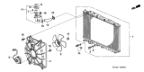 Diagram for 2010 Honda Civic Radiator - 19010-RNB-C51