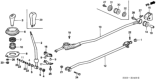 Diagram for 2001 Honda Prelude Shift Knobs & Boots - 54102-S30-N21