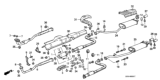 Diagram for 1989 Honda Accord Catalytic Converter - 18160-PH3-X01