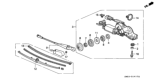 Diagram for 1992 Honda Accord Wiper Arm - 76720-SM5-A01