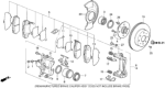 Diagram for Honda Civic Brake Caliper Piston - 45216-SG0-003