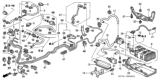 Diagram for Honda Element EGR Filter - 17315-SCV-A02