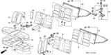 Diagram for 1990 Honda Accord Seat Cover - 82131-SM4-A51ZB