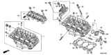 Diagram for Honda Cylinder Head - 12100-R70-305