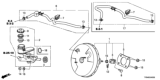 Diagram for Honda Crosstour Brake Master Cylinder Reservoir - 46100-TK4-A01