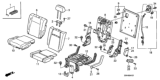 Diagram for 2005 Honda Pilot Seat Cover - 82131-S9V-A01ZA