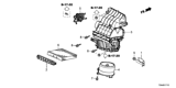 Diagram for Honda CR-V Blower Motor - 79310-T0A-A01