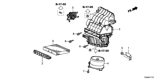 Diagram for 2016 Honda CR-V Blend Door Actuator - 79350-T0A-A01