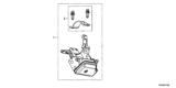 Diagram for 2019 Honda Civic Ignition Lock Cylinder - 06351-TG7-C01