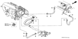 Diagram for 1998 Honda Civic Cooling Hose - 19506-P2J-J60