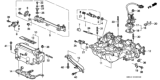 Diagram for 1993 Honda Accord EGR Valve - 18710-PT3-A00