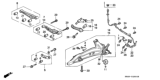 Diagram for Honda Axle Support Bushings - 52365-SR0-004