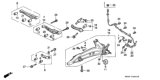 Diagram for 1992 Honda Civic Axle Support Bushings - 52365-SR0-004