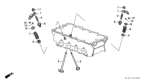 Diagram for Honda CR-V Exhaust Valve - 14721-P75-000