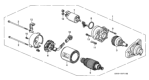 Diagram for Honda Prelude Armature - 31207-P8A-A01
