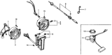 Diagram for 1978 Honda Civic Instrument Cluster - 37150-657-673