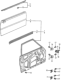 Diagram for 1983 Honda Accord Door Moldings - 75800-SA5-671