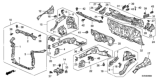 Diagram for 2008 Honda Civic Dash Panels - 61500-SNE-A11ZZ