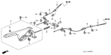 Diagram for Honda Insight Parking Brake Cable - 47560-S3Y-013