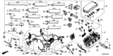 Diagram for Honda Civic Battery Cable - 32601-TR0-A10