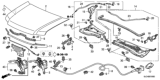 Diagram for 2012 Honda Ridgeline Lift Support - 74145-SJC-A00