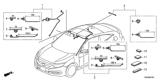 Diagram for 2018 Honda Civic Sunroof Cable - 32155-TBJ-A00