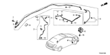 Diagram for Honda Civic Antenna Cable - 39160-TR0-A71