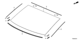 Diagram for 2012 Honda Civic Windshield - 73211-TR3-A11