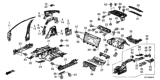 Diagram for Honda Clarity Fuel Cell Floor Pan - 65100-TRT-306ZZ