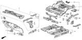 Diagram for 1987 Honda Civic Dash Panels - 60658-SB2-661ZZ