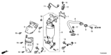 Diagram for 2014 Honda Accord Catalytic Converter - 18190-5K0-A00