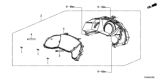 Diagram for 2016 Honda Civic Gauge Trim - 78156-TBA-A01