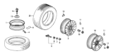 Diagram for 2012 Honda Accord Spare Wheel - 42700-TE1-A83