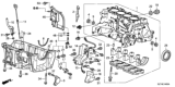 Diagram for 2012 Honda Fit Knock Sensor - 30530-RB0-004