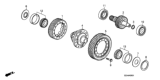 Diagram for 2013 Honda Pilot Differential - 41100-RN3-000