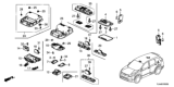 Diagram for Honda CR-V Consoles - 83250-T1G-G01ZC